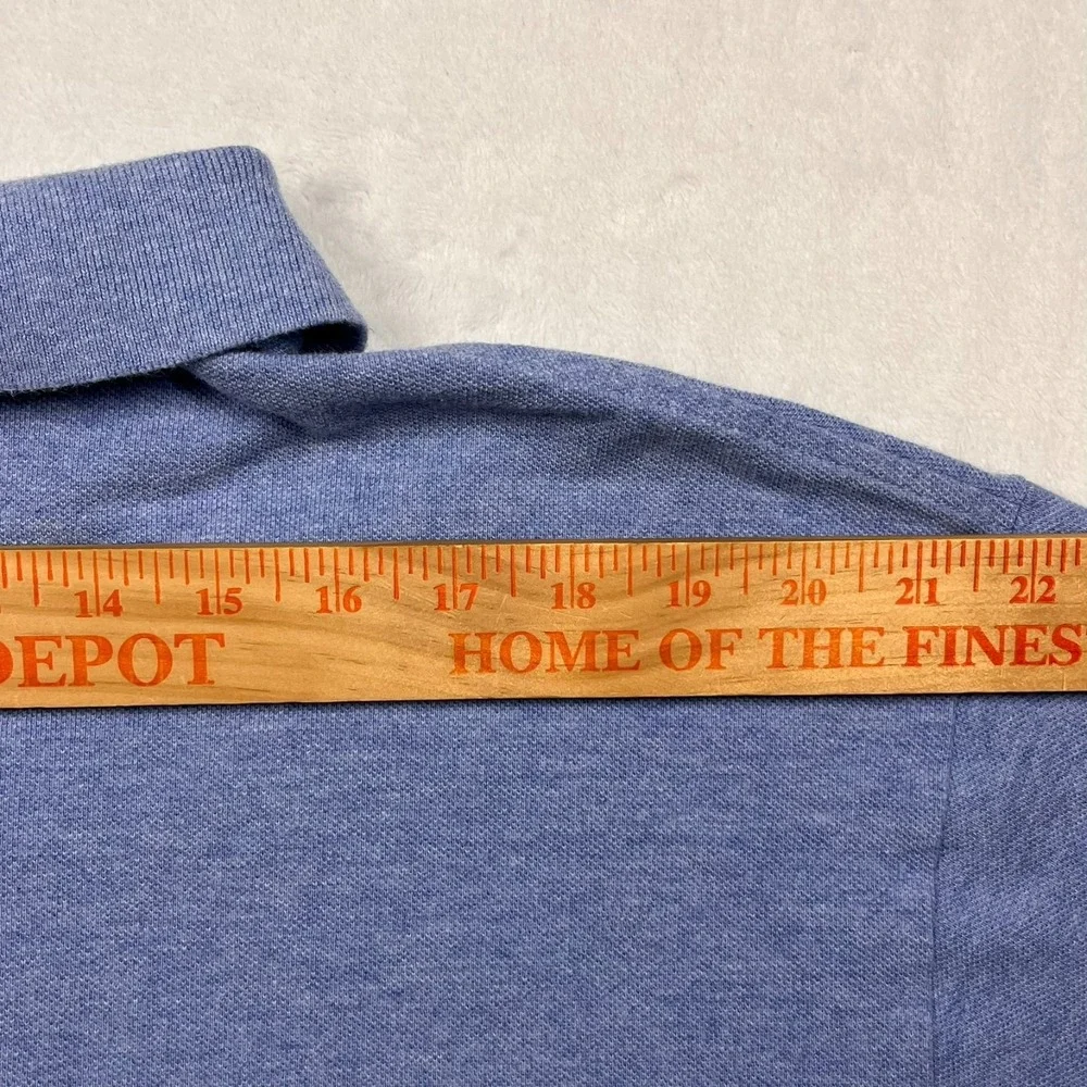 Polo Ralph Lauren Polo Shirt Mens 2XB Blue Heather Short Sleeve Big & Tall